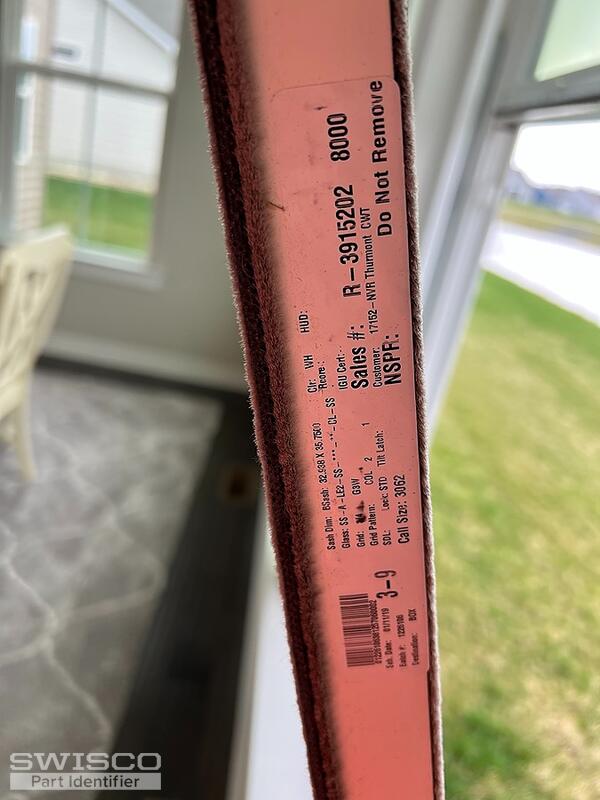 window label