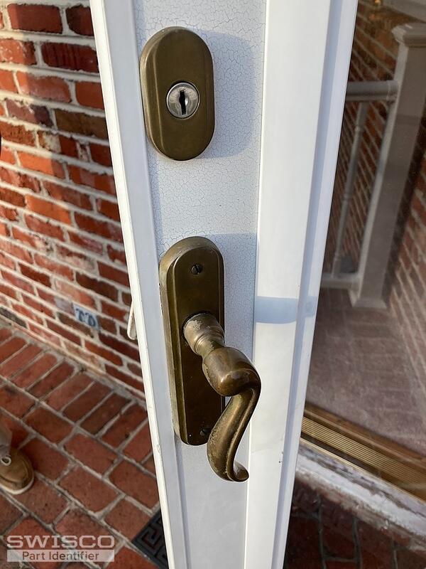 Storm door handles