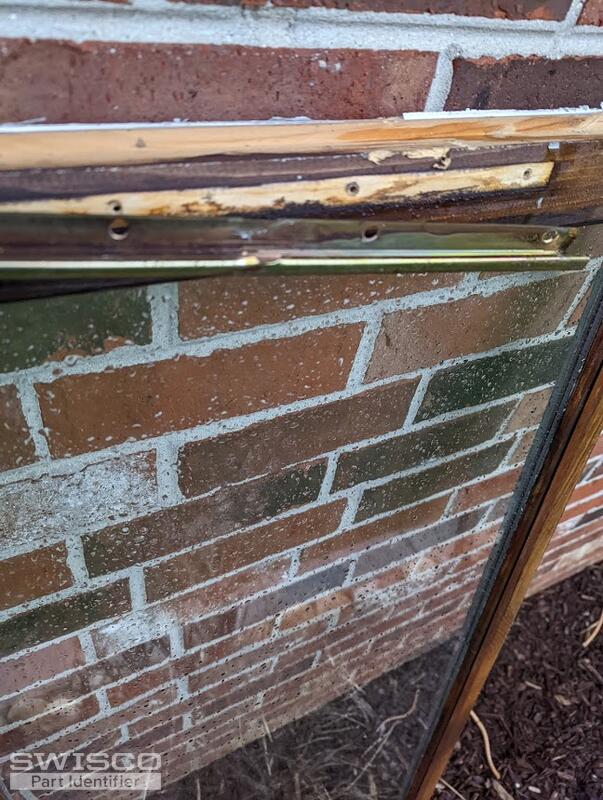 Window upside down bracket unattached