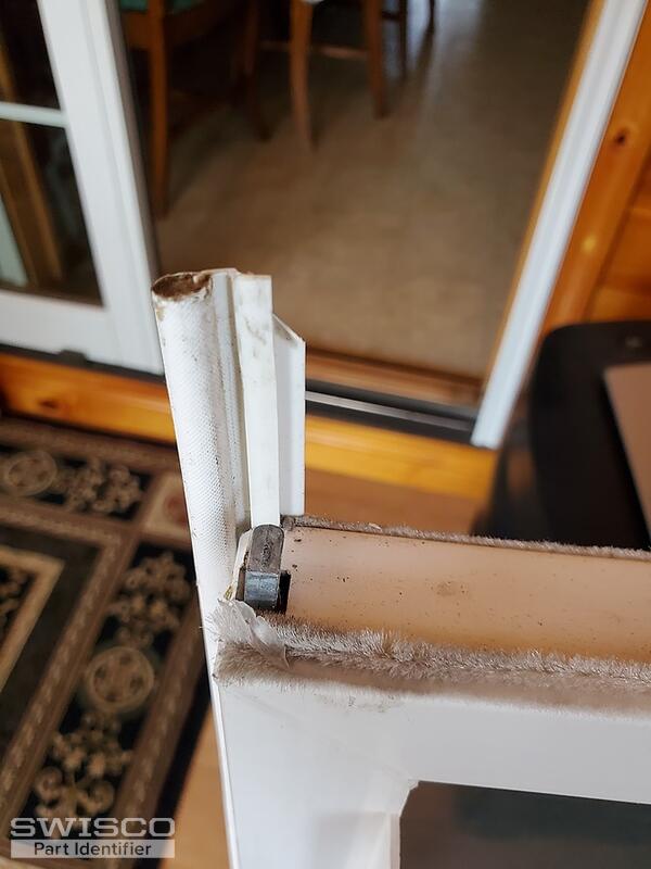 Window weatherstripping end view 3