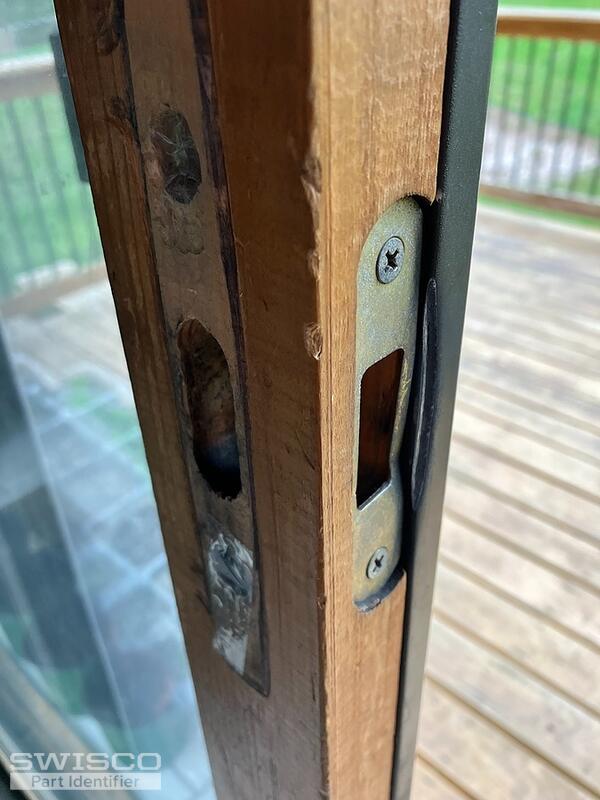 Replacement door hardware for old sliding glass door