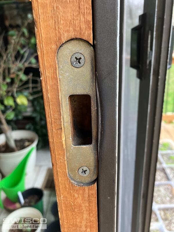 Replacement door hardware for old sliding glass door