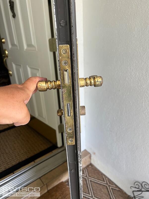Storm door latch broken