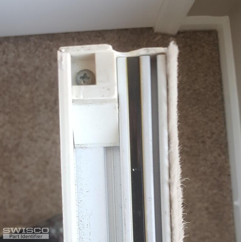 Left top sash guide remains