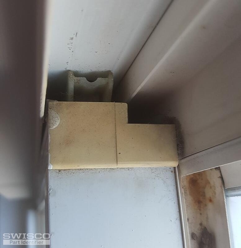 Left top sash guide-good