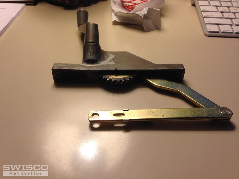 Metal casement window hardware