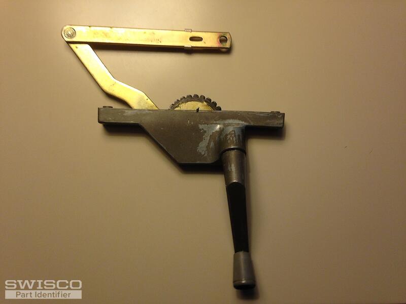 Metal casement window hardware