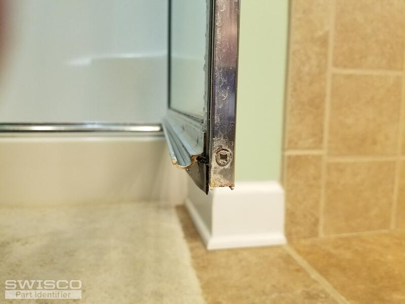Drip rail for shower door