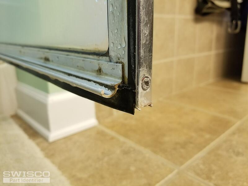 Drip rail for shower door