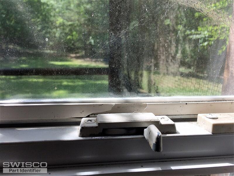 Cracked window part