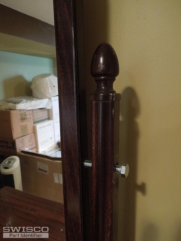 Looking for Sheraton style Simmons Metal dresser mirror bracket knobs