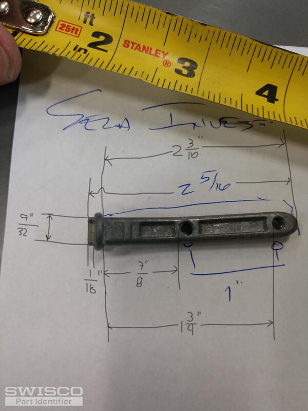 Pivot bar dimensions