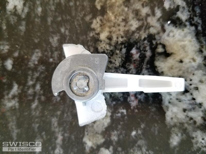 Vinyl Window Sash Lock Bottom View
