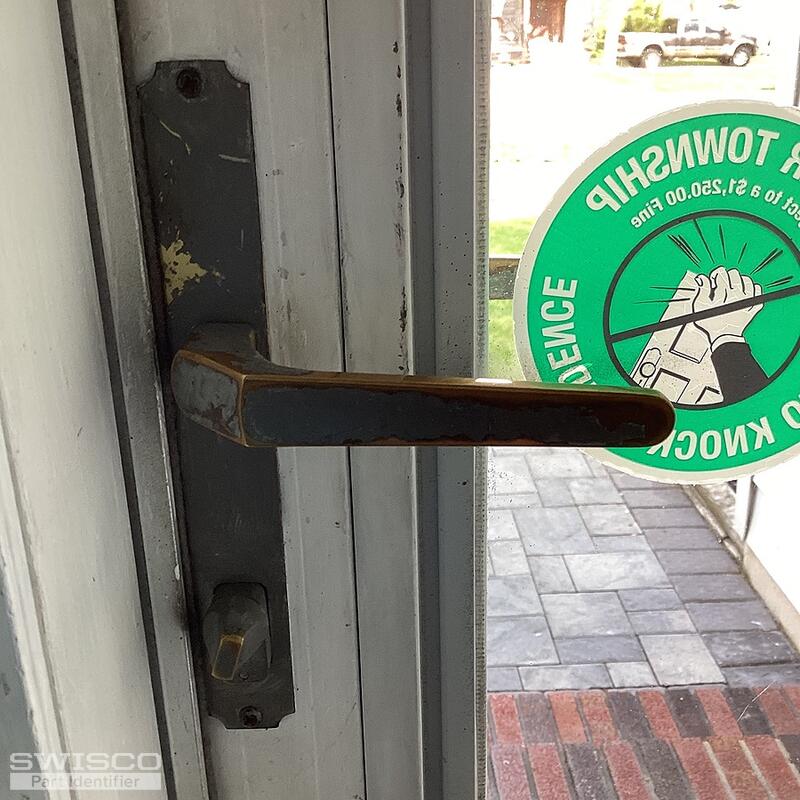 Forever Storm Door Handle Brush Nickel.