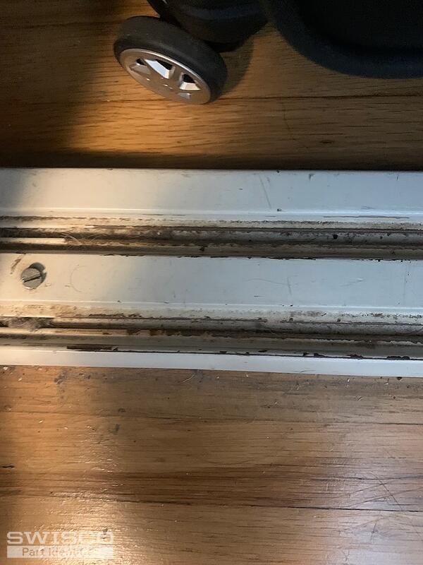 Closet door track