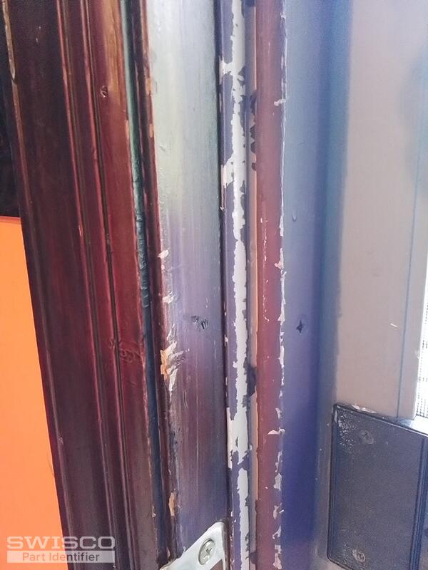 Atrium swinging patio door