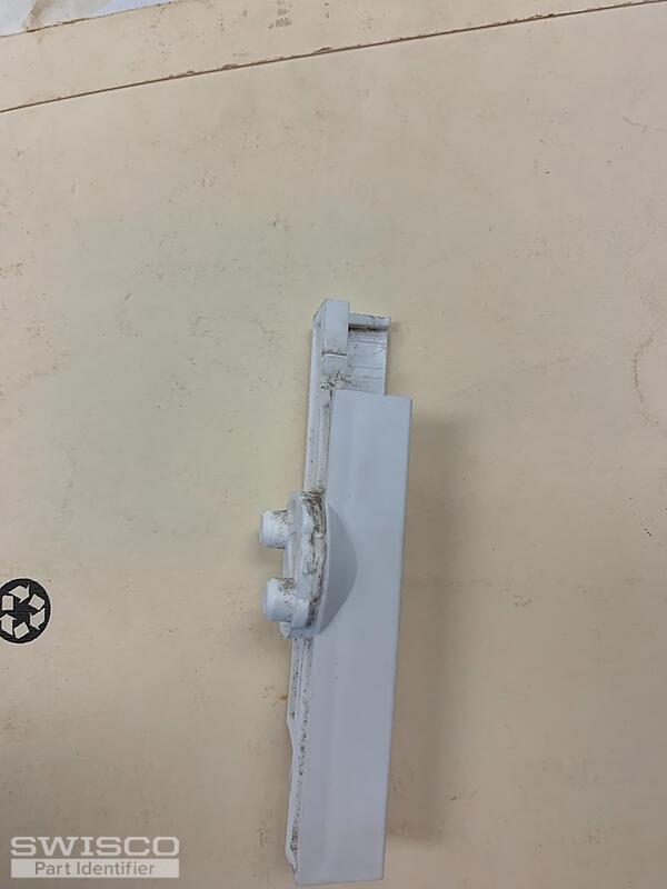 Milgard 5820 white plastic jalousie clips