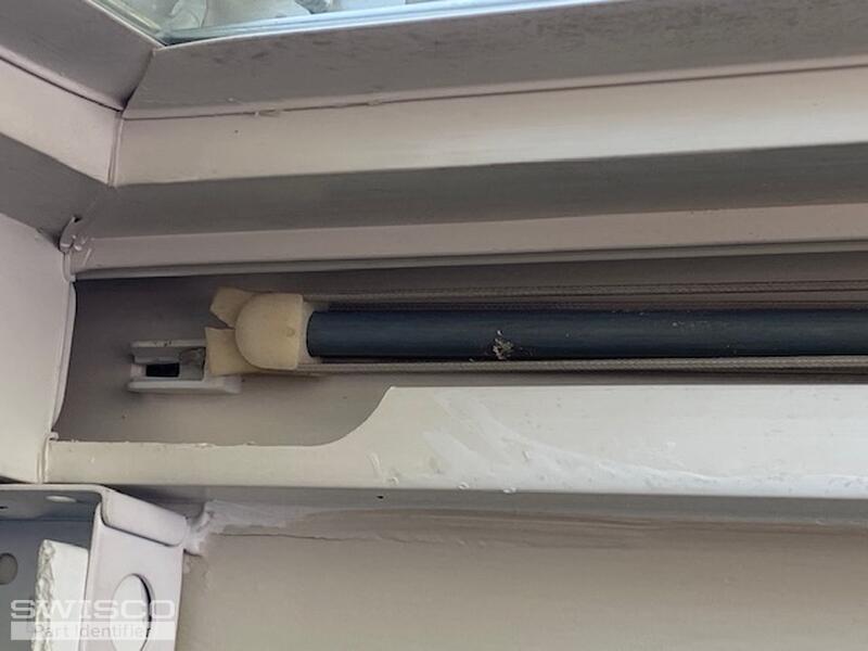 Close up of top of original channel uses plastic p