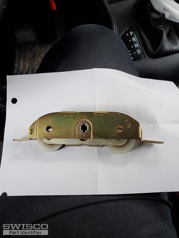 Adjustable roller for sliding patio door