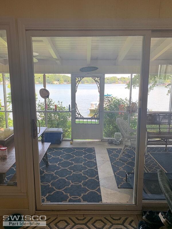 Sliding glass door rail replacement