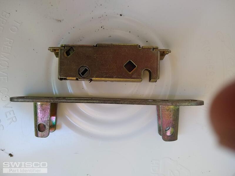 Replacement Keyed Cylinder For Patio Door Handles - Keyed Alike Lock Cylinder (Brushed Silver)