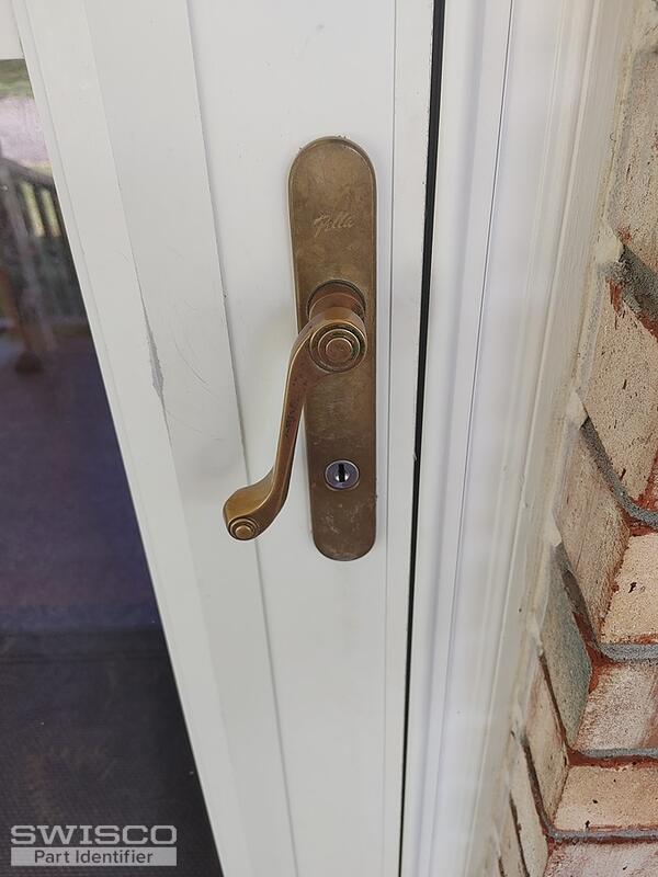 Pella Brass storm door handle replacement