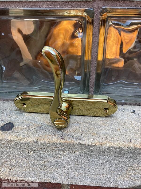 SHV3 Brass storm door handle : SWISCO.com