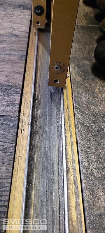 Closet door rail