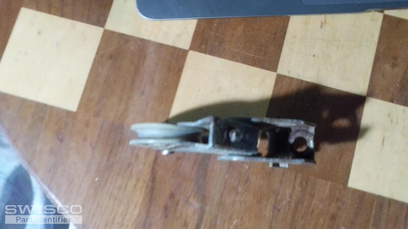 Bower sliding glass door wheel one looking down