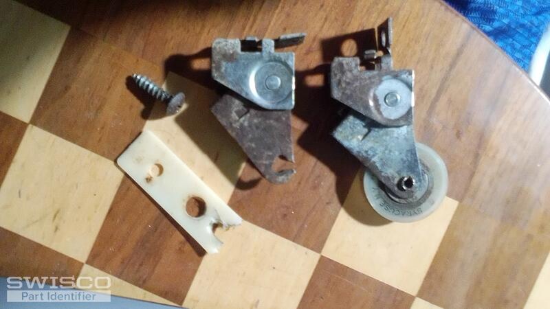 Bower sliding glass door wheels two wheels