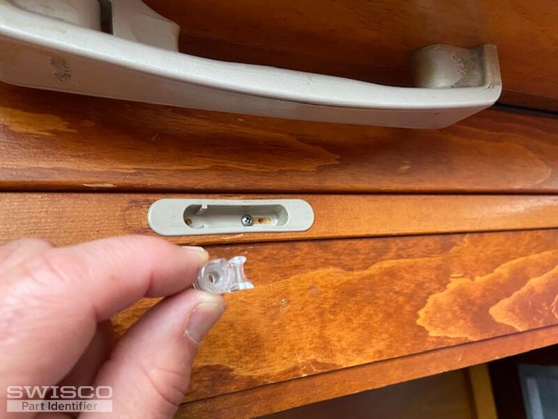 Pella sliding door broken latch for screen door