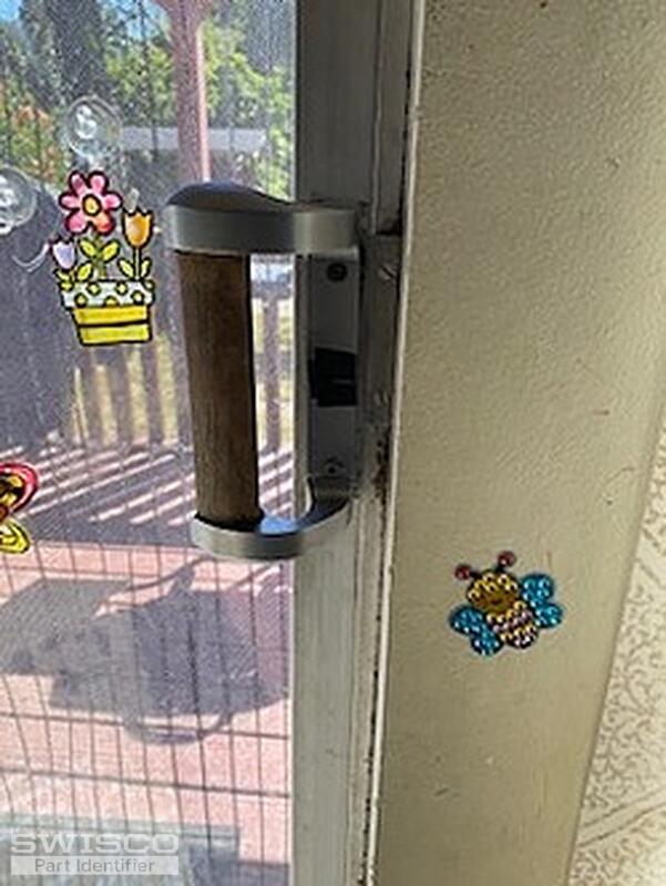 Patio door handle set