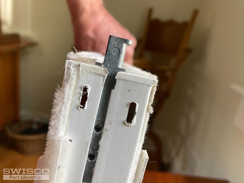 Pella Pivot Bar end view