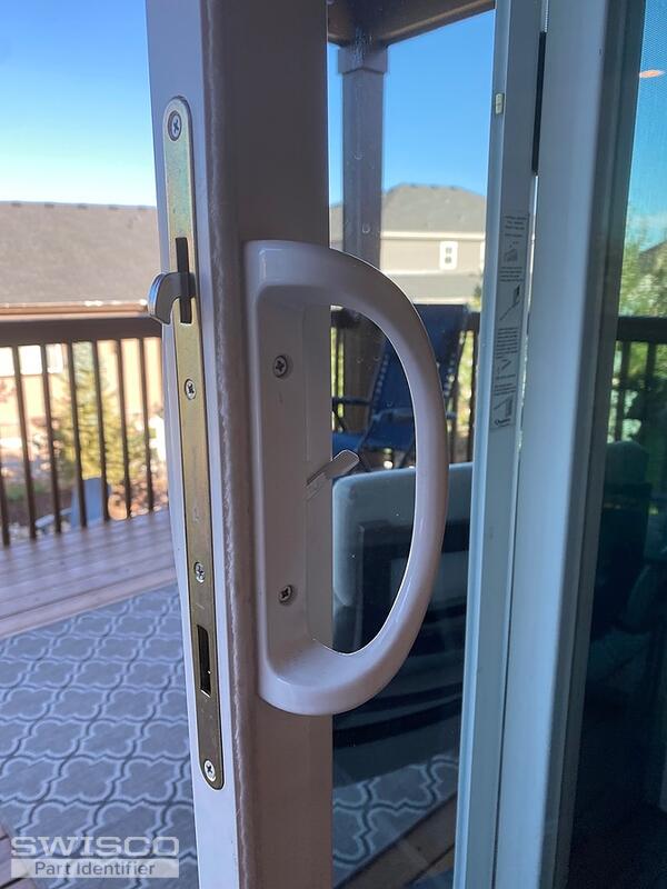 Patio door lock double latch. Keyless