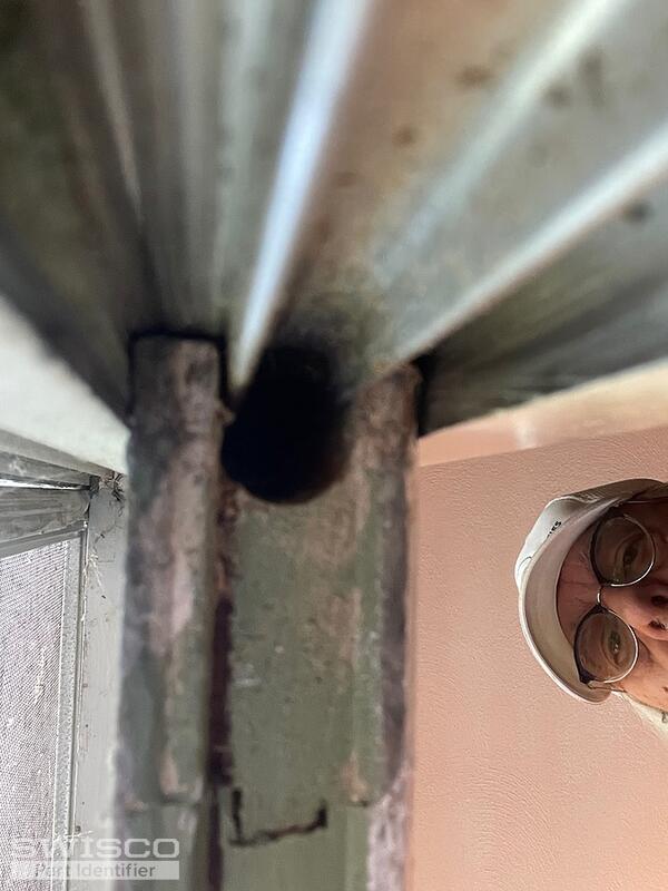 window sash hole for spring