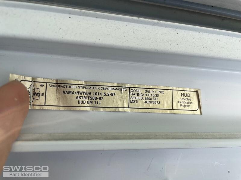 Tag from Window double hung 2
