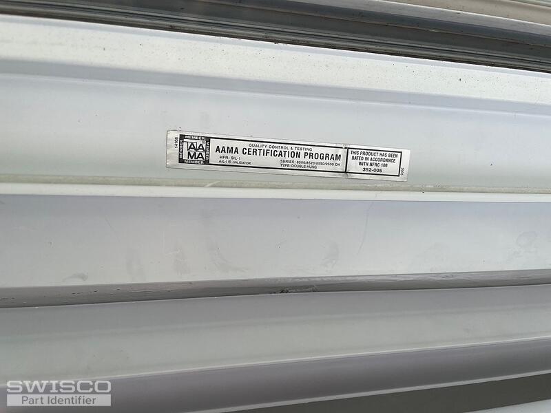 Tag from Window double hung