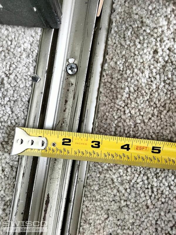 Need replacement bottom track for closet mirror door