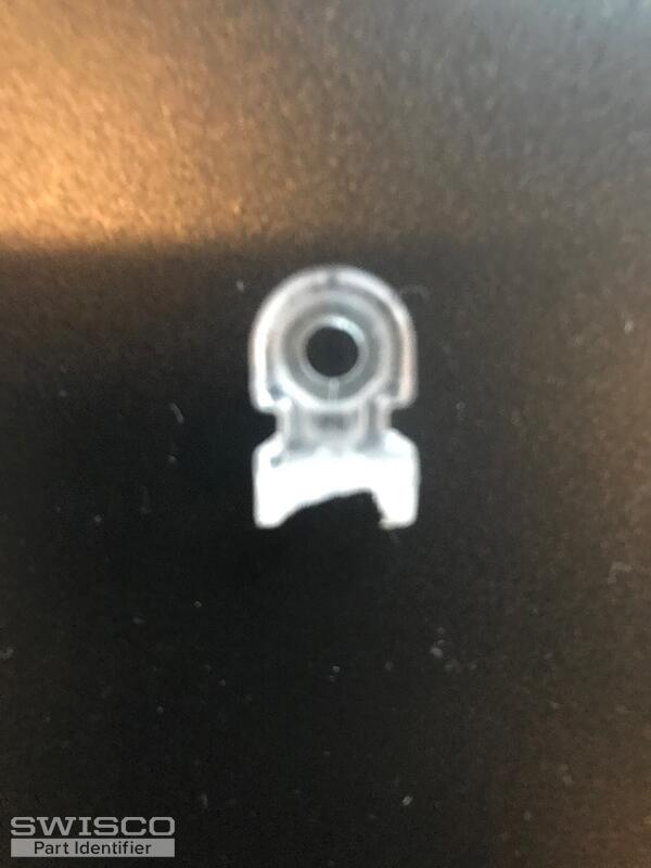 Pella patio screen door latch keeper