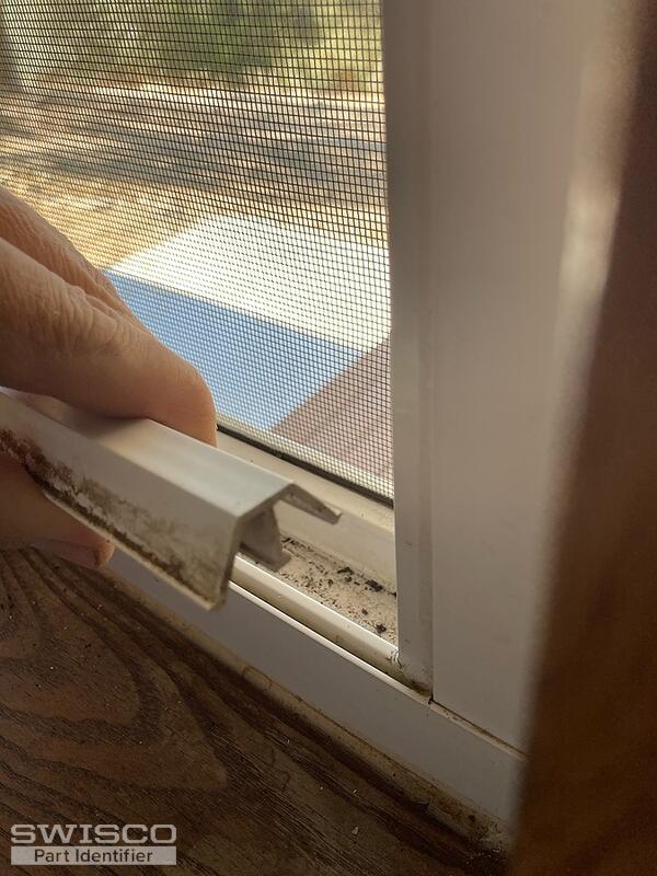 Vinyl window track replacement