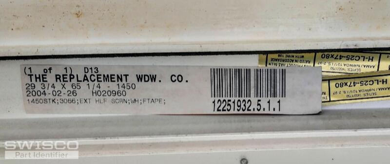 window label