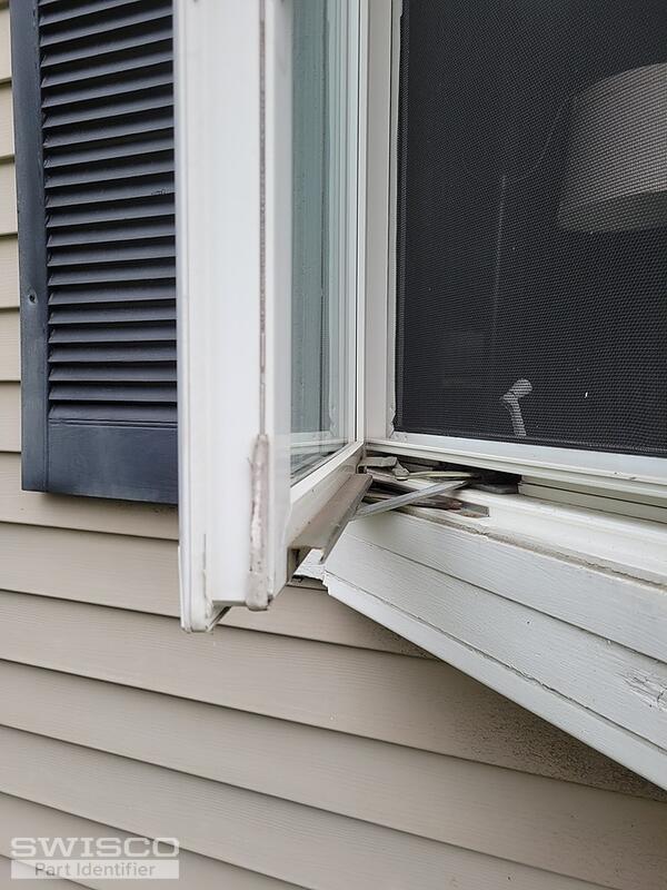 Casement window weather strip