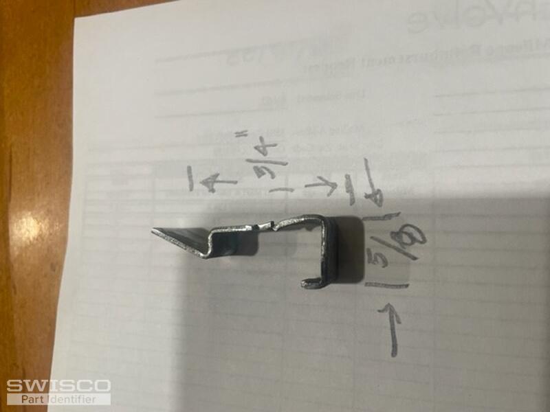 aluminium window part side view