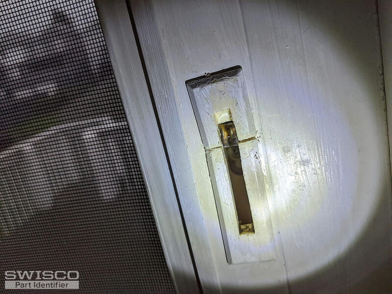 Broken casement window lock latch