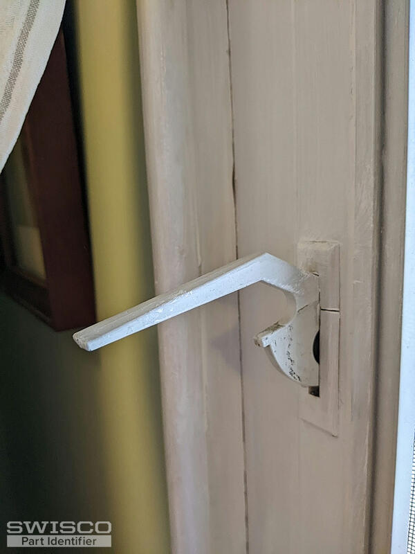 Broken casement window lock latch