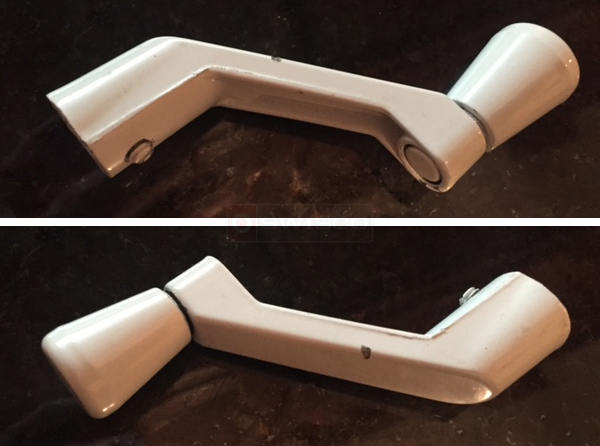 Atrium window crank handle.