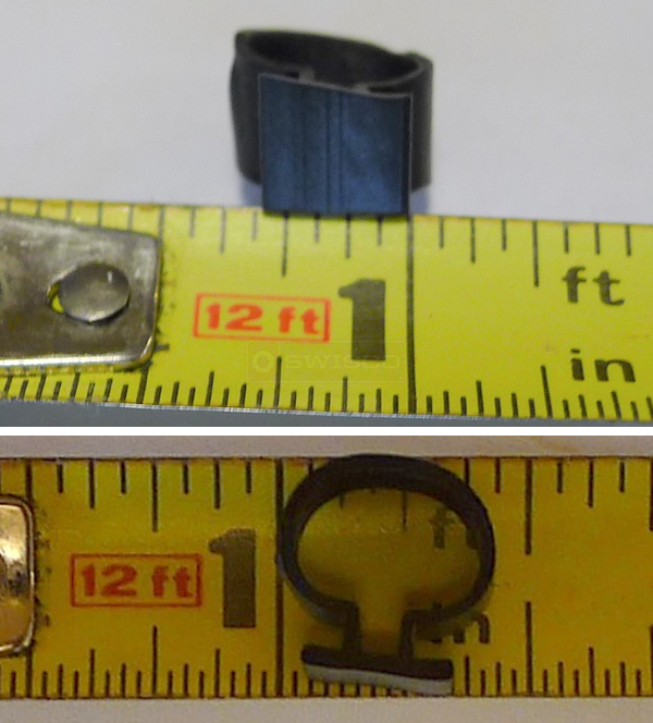 T-slot bulb weatherseal currently used in an astragal