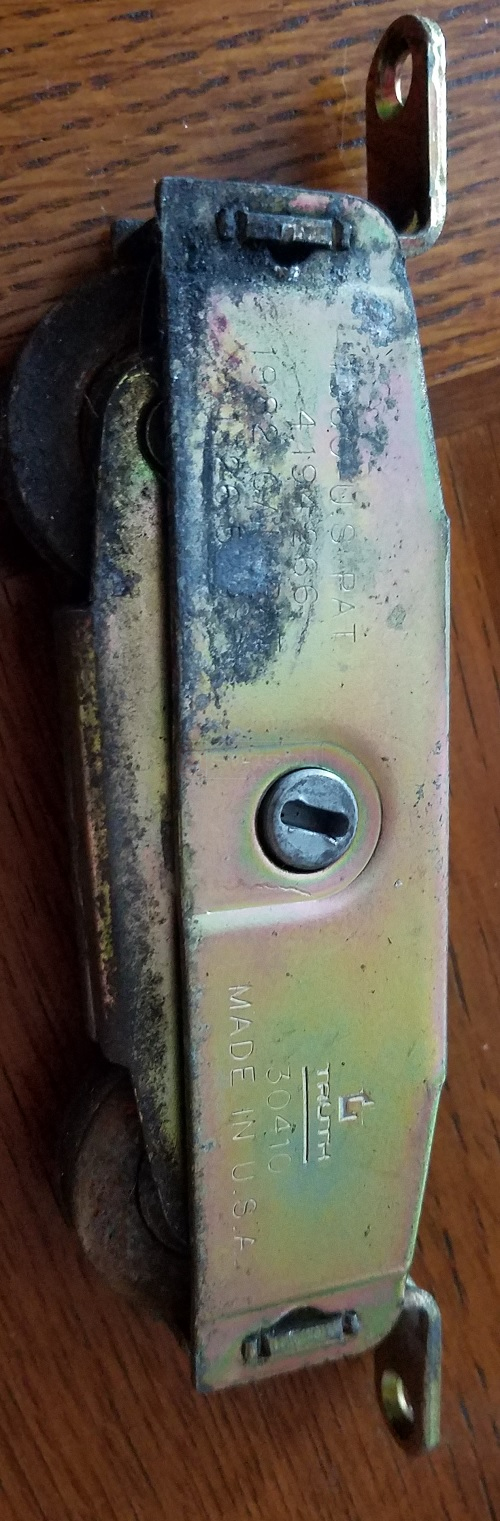 Sliding door roller with stamp 30410
