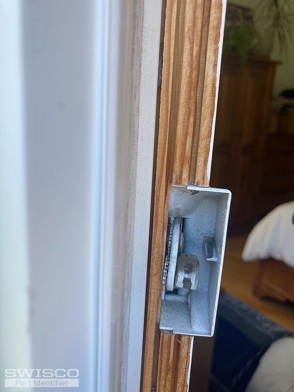 window frame without weather stripping