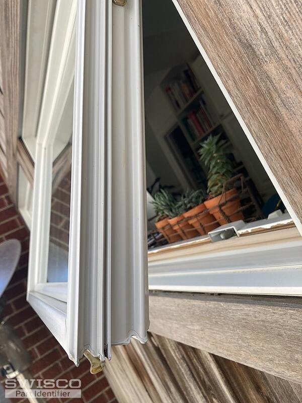 window sash without weather stripping